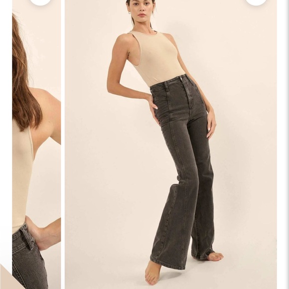 Promise Lifted Fit Sleeveless Racerback Tank Bodysuit - Picture 4 of 6